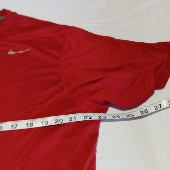 Nike Men's Vibrant Red Long Sleeve Shirt - Picture 4 of 5
